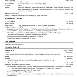 Academic Curriculum Vitae Template Amp Examples For