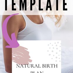 Sterling Free Printable And Editable Natural Birth Plan Template