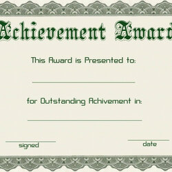 High Quality Certificates Simple Award Certificate Templates Designs In Within Template Achievement Awards