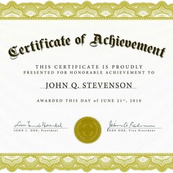 Legit Award Certificate Sample Business Mentor Honor Certificates Merit Template Achievement Printable