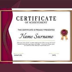 Spiffing Award Certificate Template