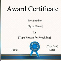 Very Good Free Certificate Template Word Instant Download Editable Generic