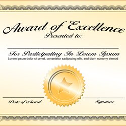 Fine Award Template Business Mentor Certificate