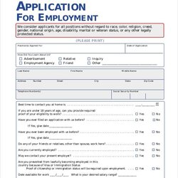 Peerless Employment Application Template Microsoft Word Professional Walmart