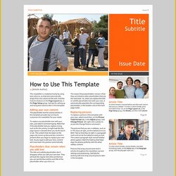 Free School Newsletter Templates For Microsoft Word Of Template Printable Easy Use Format Date Example