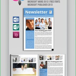 Office Newsletter Templates Microsoft Template Resume Examples