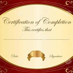 Eminent Certificate Templates Archives Word Ms Template Sample Completion