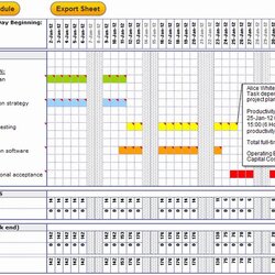 Magnificent Project Management Schedule Template Fresh Excel