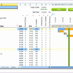 Excellent Project Management Calendar Template Excel Templates Construction Spreadsheet Schedule Workbook