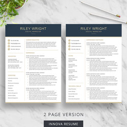 Modern Resume Template For Microsoft Word Templates Shop