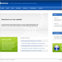 Business Template Free Website Templates In Format For