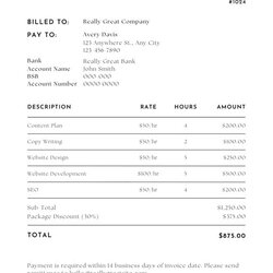 Sublime Free Printable Freelance Invoice Templates Black White Minimalist Simple Creative Freelancer