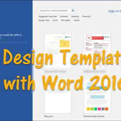 Sublime How To Design Template With Word Brainstorming