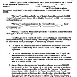 Fantastic Property Rental Agreement Templates Doc Example Template Sample Agreements Download For Free
