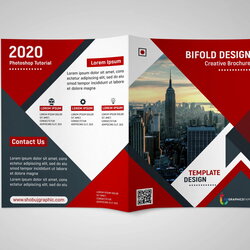 Very Good Corporate Bi Fold Brochure Design Free Template Brochures