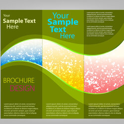 Fantastic Brochure Template Free Vector Download Templates Fold Graphic Word Illustrator Brochures Flyer