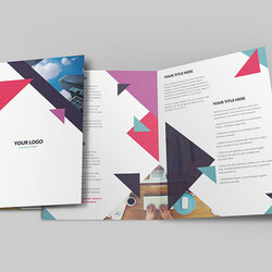 Swell Best Brochure Design Templates Downloads Template Geometric Elements