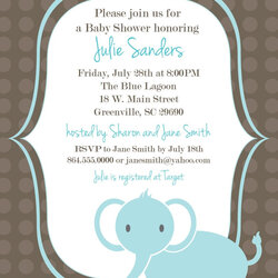 Excellent Invitation Baby Shower Invitations Invite Invites Wording Editable Free Templates Microsoft Word