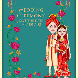 Cool Indian Editable Wedding Invitation Templates Free Download Canvas Stop Couple On Template Vector