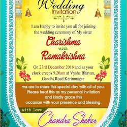 Magnificent Editable Hindu Wedding Invitation Cards Templates Free Download Of Pin Wordings Wording Samples