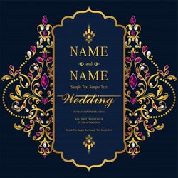 Champion Premium Vector Wedding Invitation Card Templates Indian