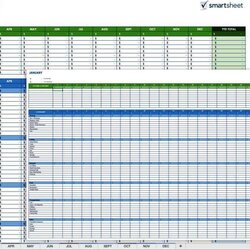 Expense Tracker Template For Excel Monthly Expenses Spreadsheet