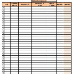 Capital Expense Tracking Chart Form For Download Small Business Tracker Sheet Printable Excel Worksheet