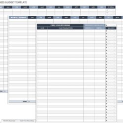 Free Printable Business Expense Tracker Templates Small Budget Template
